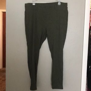 Olive green jeggings!